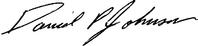 DANIEL P. JOHNSON SIGNATURE